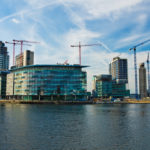 Salford, het business district van Manchester blijft één grote bouwwerf.