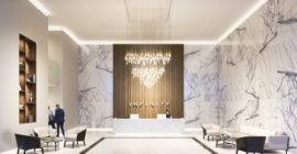 Infinity tower lobby